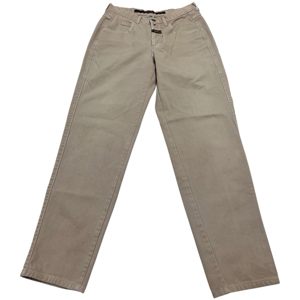 Vintage Marithe Francois Girbaud Men's 30x30 Beige Light Brown Jeans Made In USA